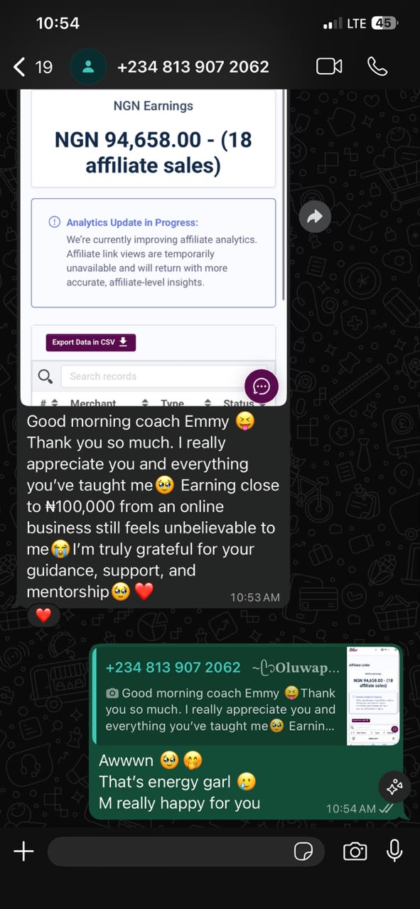 Student testimonial screenshot 2
